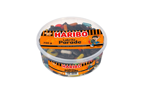 Haribo Lakritz Parade Runddose 750 g