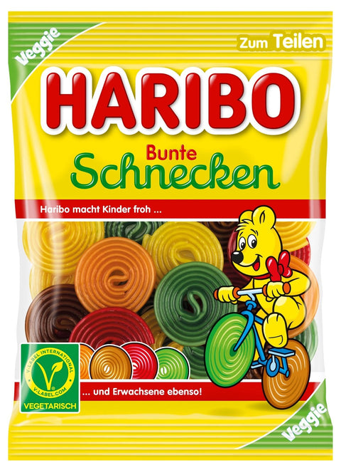 Haribo Bunte Schnecken Beutel 160 g