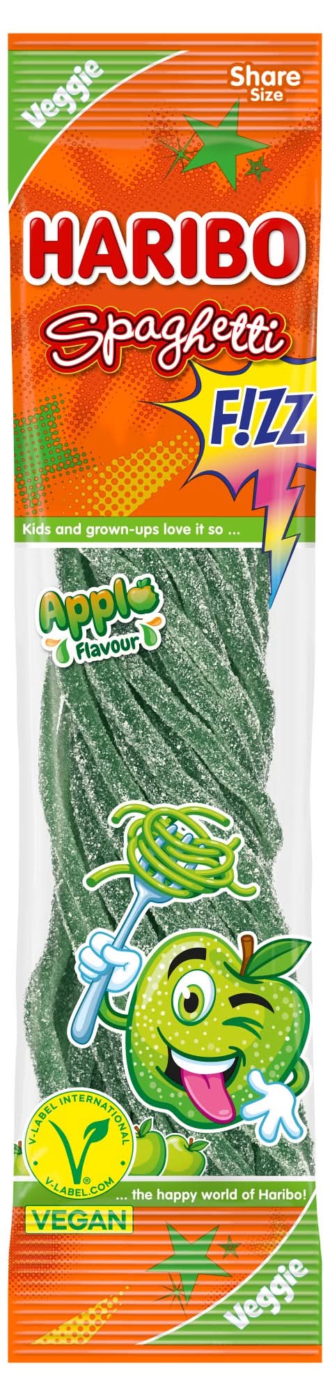 Haribo Spaghetti Apfel Beutel 200 g