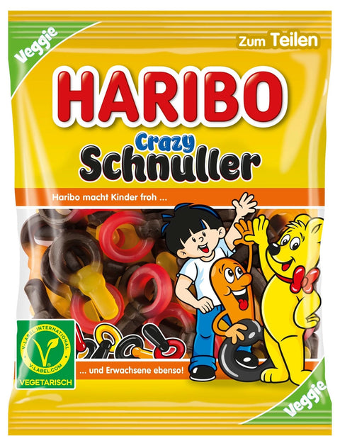 Haribo Crazy Schnuller Beutel 175 g