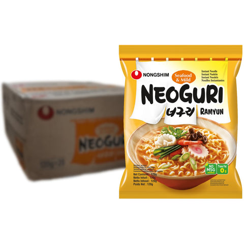 Nong Shim Neoguri Instantnudeln Seafood & Mild Ramyun 20 x 120g