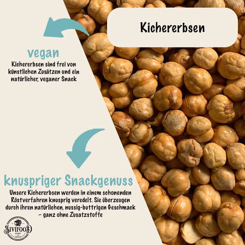 SIVIFOOD geröstete Kichererbsen 500g
