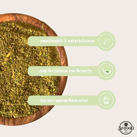 SIVIFOOD gemahlene Pistazien 100g