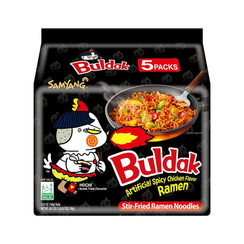 Samyang Buldak Hot Chicken Schwarz 5er Pack