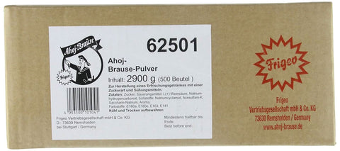 Frigeo Ahoj-Brause Pulver – Vorrats-Box, 500 Beutel, in der 2,9 kg Tüte
