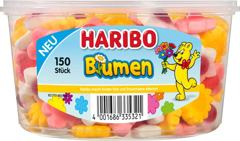 Haribo Blumen Runddose 150 Stück