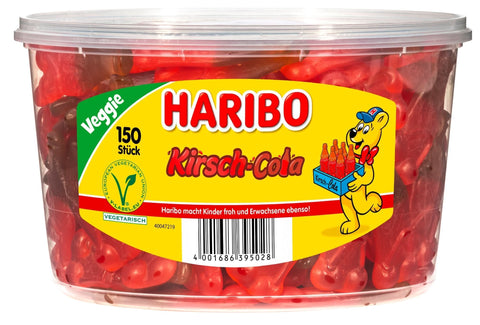 Haribo Kirsch Cola Runddose 150 Stück