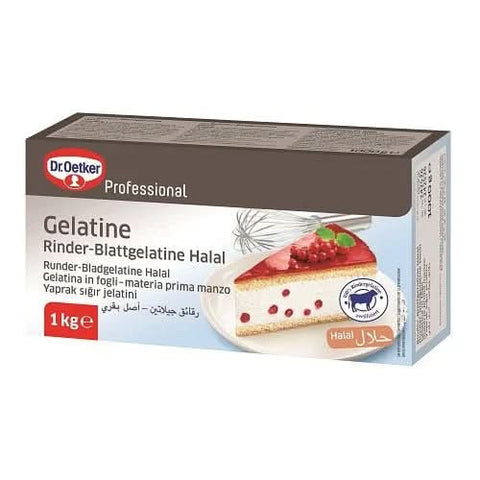 Dr.Oetker Rinder Blattgelatine HALAL 1kg