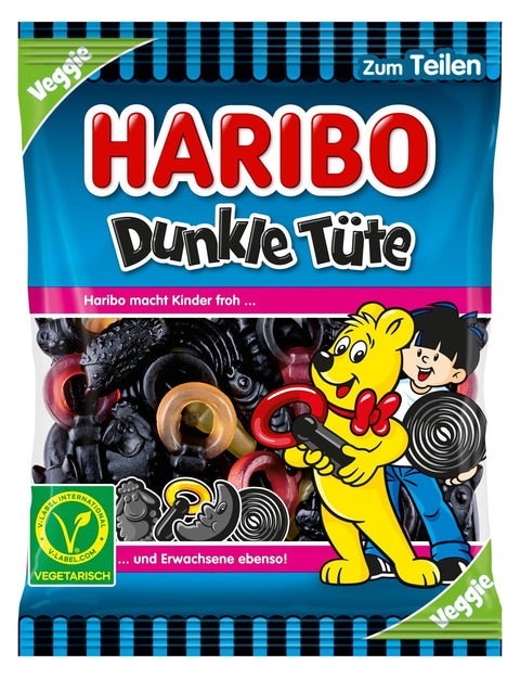 Haribo Dunkle Tüte Beutel 175 g
