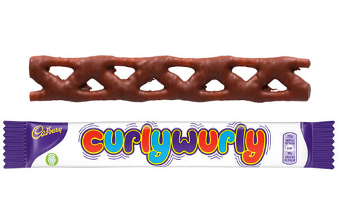 Cadbury Curly Wurly Schokoladen-Karamell-Riegel 48x21,5g