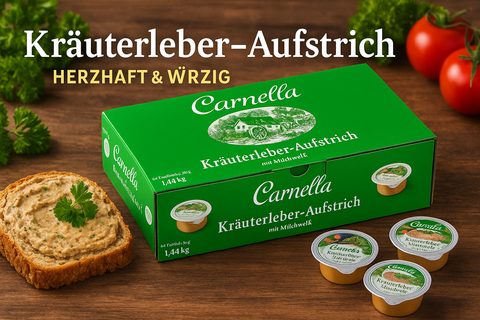 Carnella Kräuter Leberaufstrich 60 x 24 g