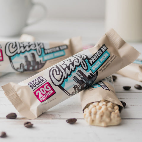 Chiefs Proteinriegel White Mocha 55g