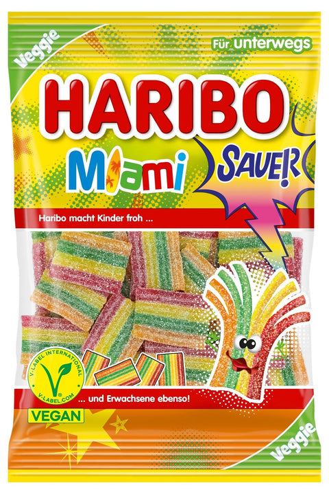 Haribo Miami Sauer Beutel 85 g