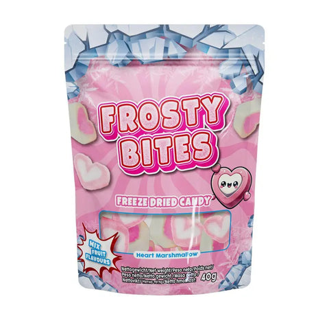 Frosty Bites Heart Marshmallow 40g