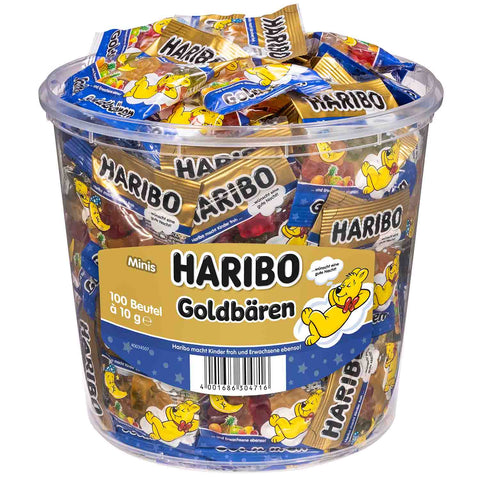 Haribo Minibeutel Gute Nacht Goldbären 100 Stück
