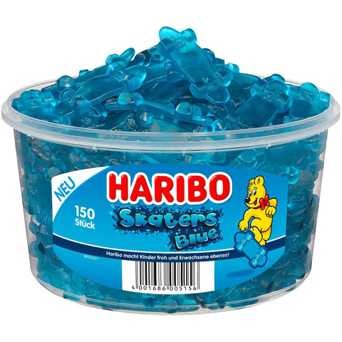 Haribo Skaters Blue Runddose 150 Stück