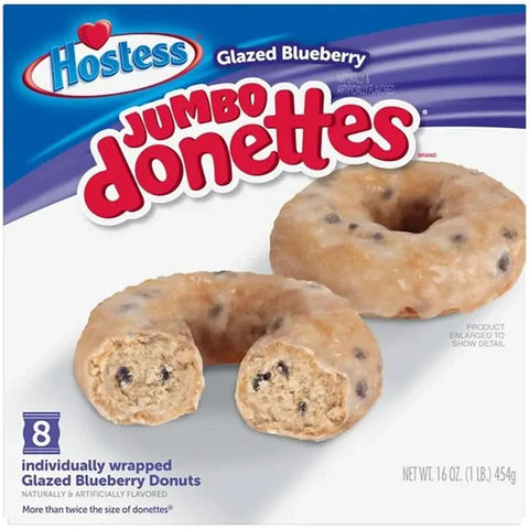 Hostess Jumbo Donettes Glazed Blueberry 454g