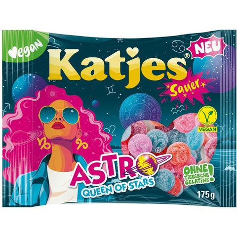 Katjes Astro Queen of Stars Sauer 175g
