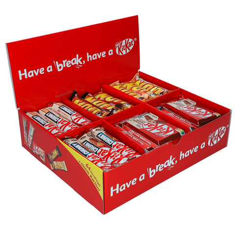 NESTLÉ KITKAT & LION Süßigkeiten-Mix, 64 Riegeln - 2,8kg
