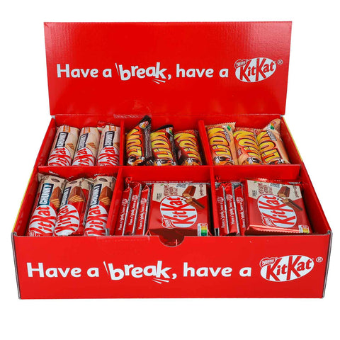 NESTLÉ KITKAT & LION Süßigkeiten-Mix, 64 Riegeln - 2,8kg