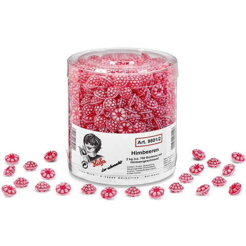 Küfa Himbeeren Fruchtbonbons, 700 Stück - 2kg