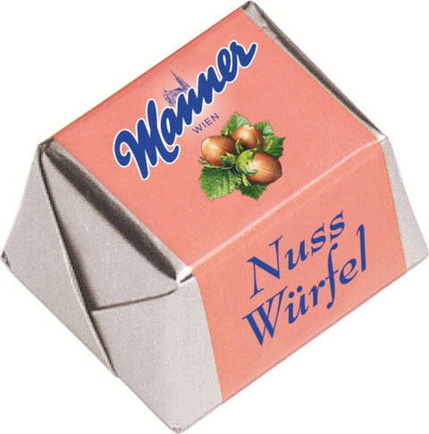 Manner - Nusswürfel - 50er-Dose - 660 g