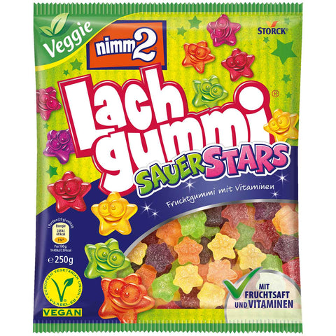 nimm2 Lachgummi Sauer Stars 250g