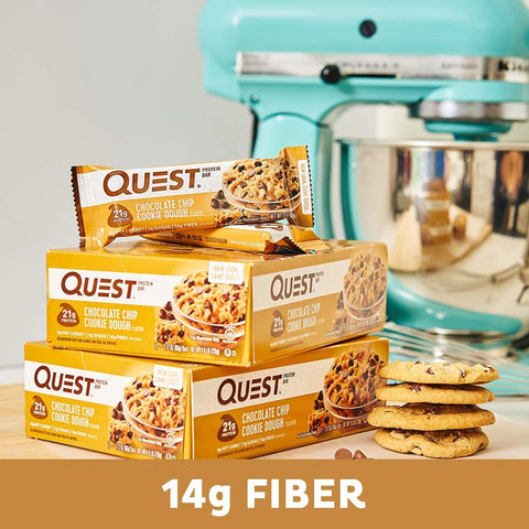 Quest Nutrition Proteinriegel Chocolate Chip Cookie Dough 60g