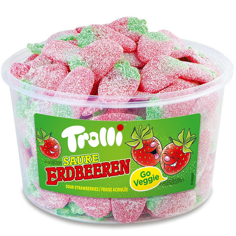 Trolli Saure Erdbeeren 1,2 kg