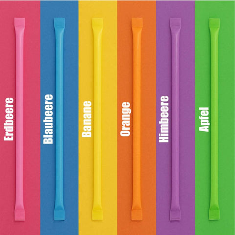 Karneval Wurfmaterial 500 Stück – Brausepulver & Süßigkeiten-Stangen | Neon Pulversticks | Perfekt als Kamelle für Fasching, Umzüge & Kinder