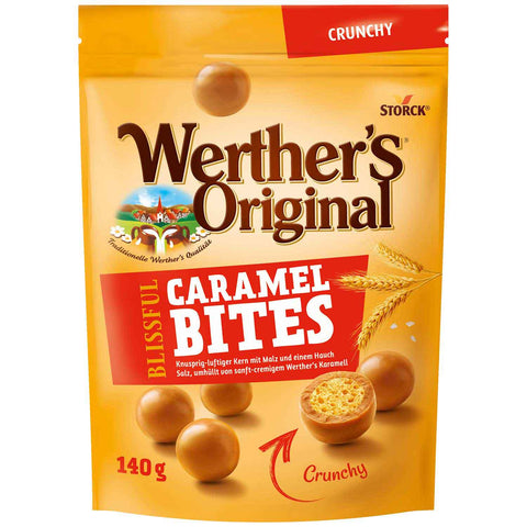 Werther's Original Caramel Bites Crunchy 140g