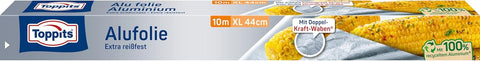 Toppits Extrabreite Alufolie 10m