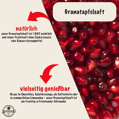 SIVIFOOD Granatapfelsaft 3 Liter