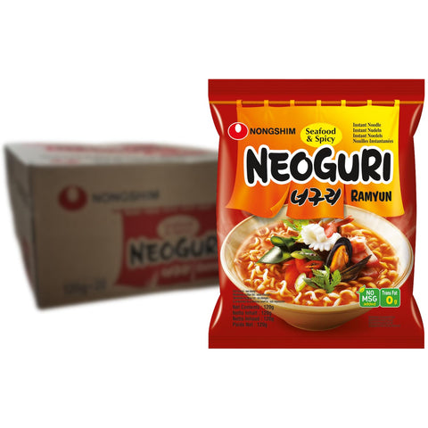 Nong Shim Neoguri Instantnudeln Seafood & Spicy Ramyun 20 x 120g