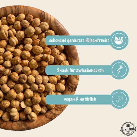 SIVIFOOD geröstete Kichererbsen 500g