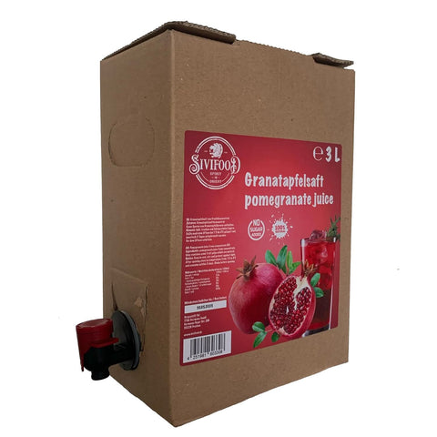 SIVIFOOD Granatapfelsaft 3 Liter