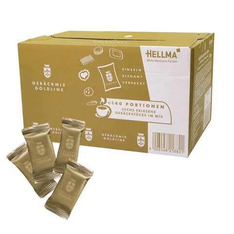 Hellma Goldline Gebäck Mix 140 Stück