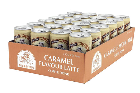 Mr. Brown Coffee Drink Caramel Latte 24 x 250ml