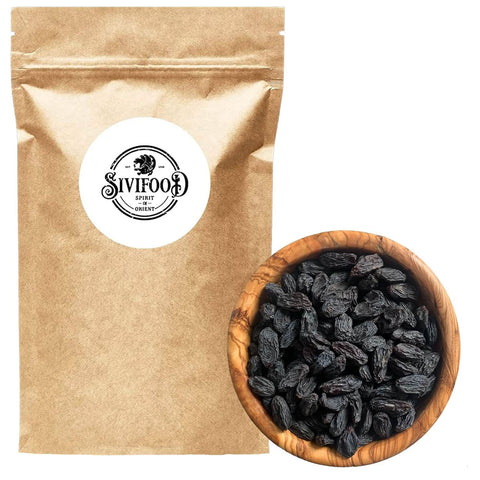 SIVIFOOD schwarze Jumbo Rosinen 300g