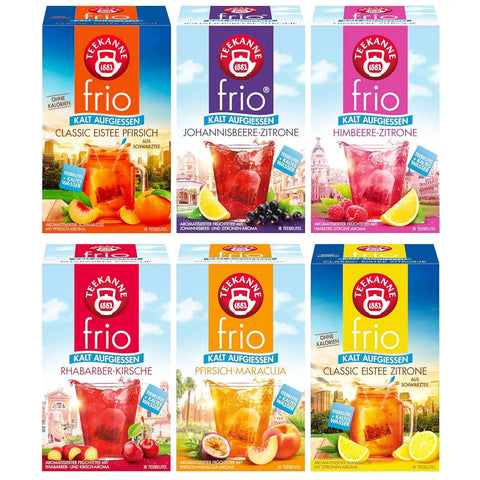 Teekanne frio Tee im 6er Früchte Pack je 18 Beutel á 2,5g