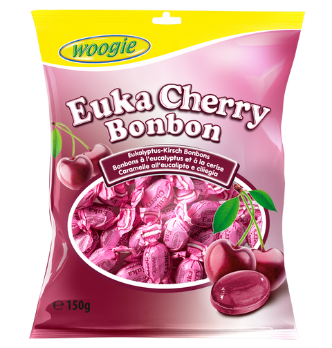 Woogie Euka Cherry Bonbons 150g
