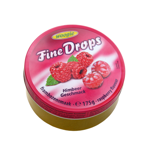 Woogie Fine Drops mit Himbeergeschmack 200g