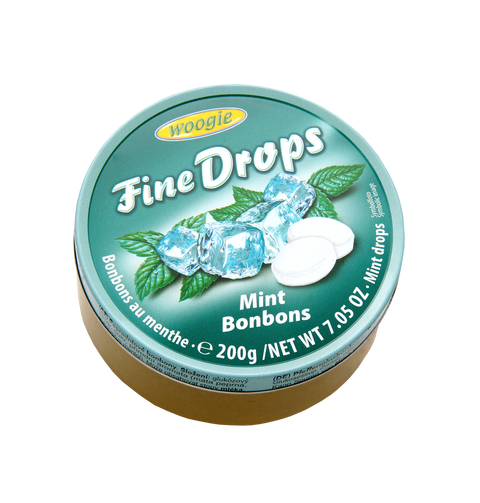 Woogie Fine Drops mit Minzgeschmack 200g