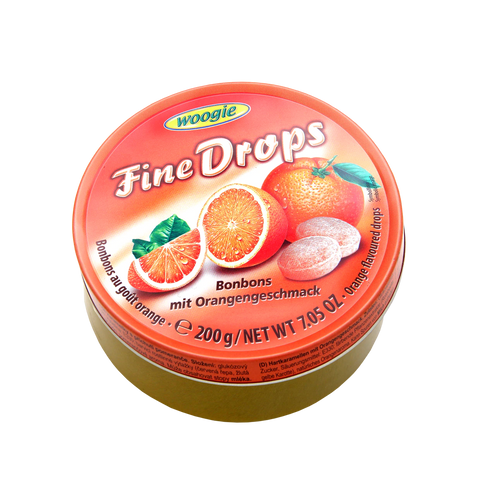 Woogie Fine Drops mit Orangengeschmack 200g