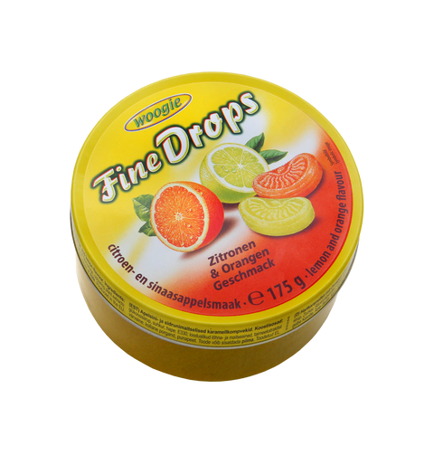 Woogie Fine Drops mit Zitronen & Orangengeschmack 200g