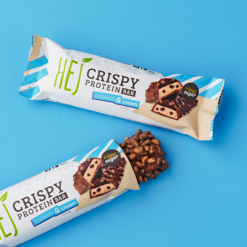 HEJ Crispy Bar Proteinriegel Cookies & Cream 45g