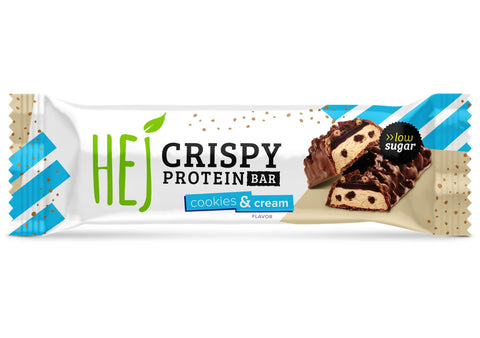 HEJ Crispy Bar Proteinriegel Cookies & Cream 45g