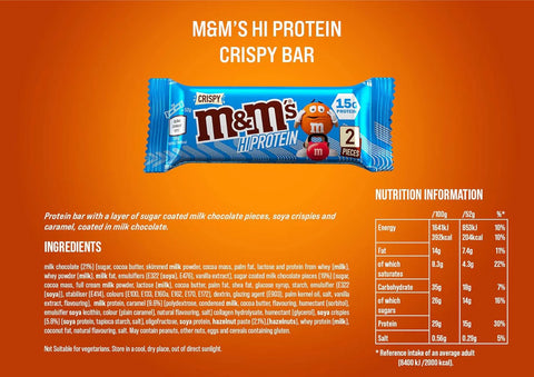 M&M's Crispy High Protein Proteinriegel 52g