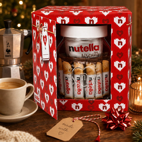 Nutella Geschenkglas mit B-ready & Biscuits – 31 Snacks im Glas - 502g