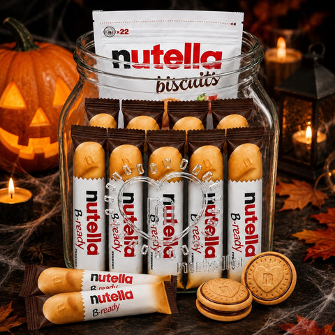 Nutella Geschenkglas mit B-ready & Biscuits – 31 Snacks im Glas - 502g